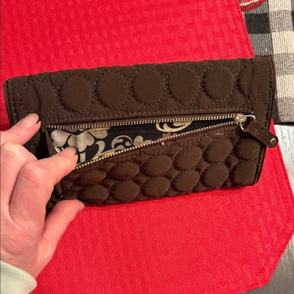 Vera Bradley Brown Quilted Phone Case